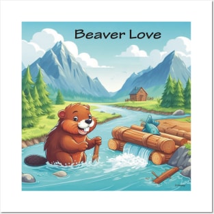 Beaver Love Posters and Art